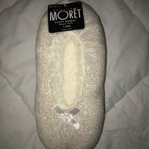 Jacques Moret Sparkly Fuzzy Babba Slippers